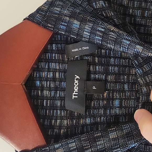 Theory Ribbed Cardigan and Shirt Set - Picture 2 of 7